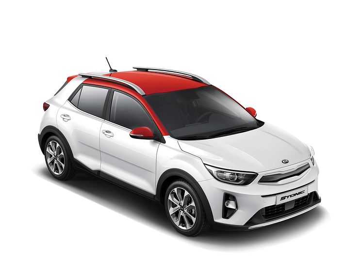 Kia Stonic White Red