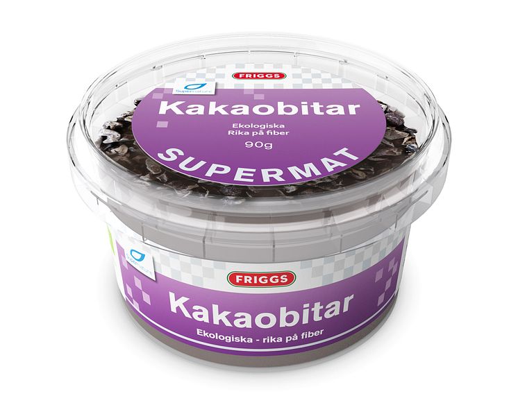 Kakaobitar från Supernature by Friggs