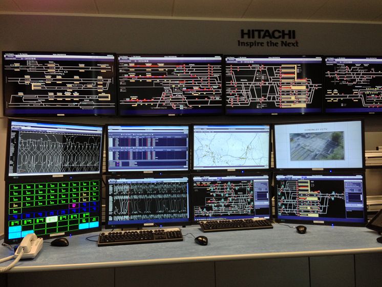 Hitachi Traffic Management System - model office 