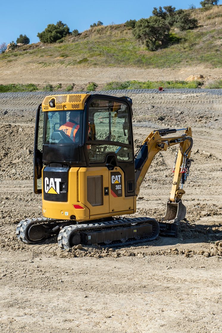 CAT 302 CR i grävarbete,  Next generation