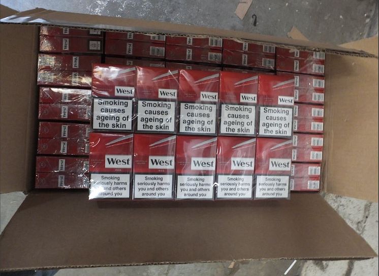 Seized cigarettes from a Bootle storage unit 02