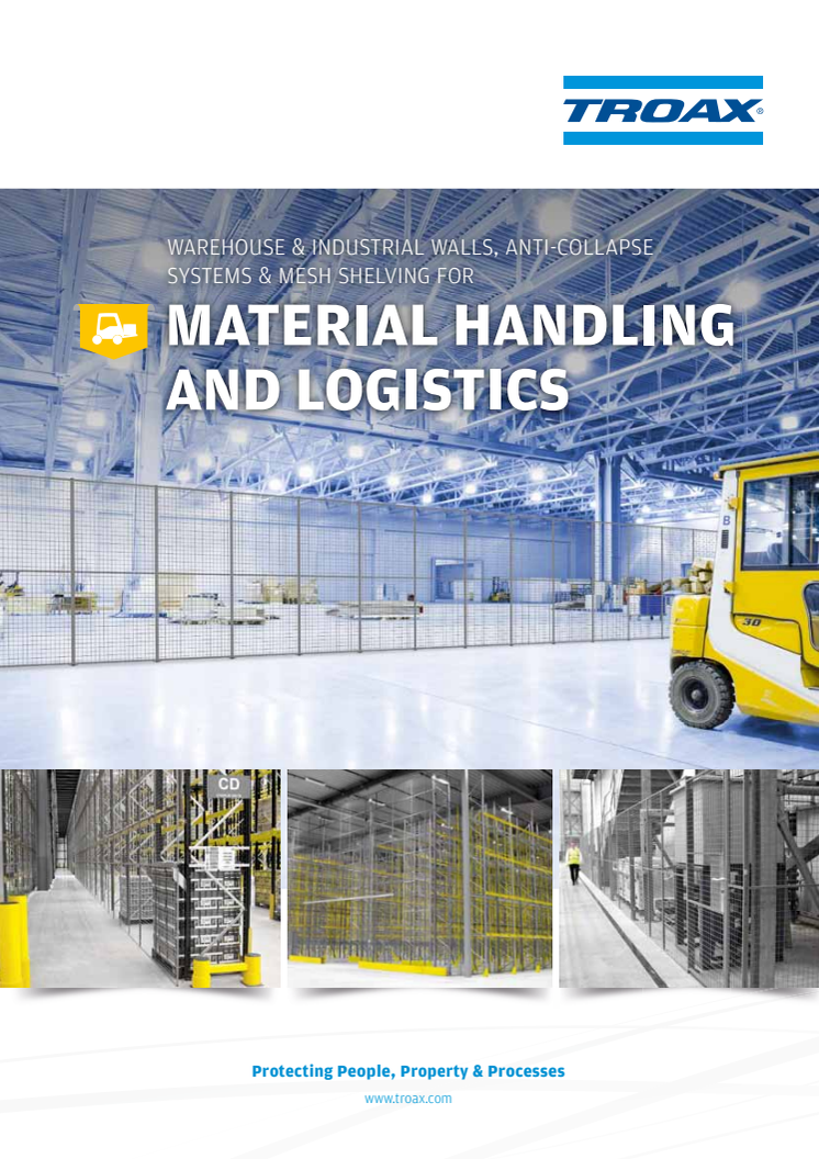 Troax Brochure for Material Handling & Logistics 