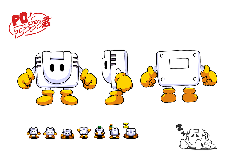 PC Engine Mascot Art