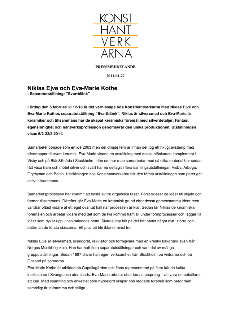  Niklas Ejve och Eva-Marie Kothe - Svartblänk