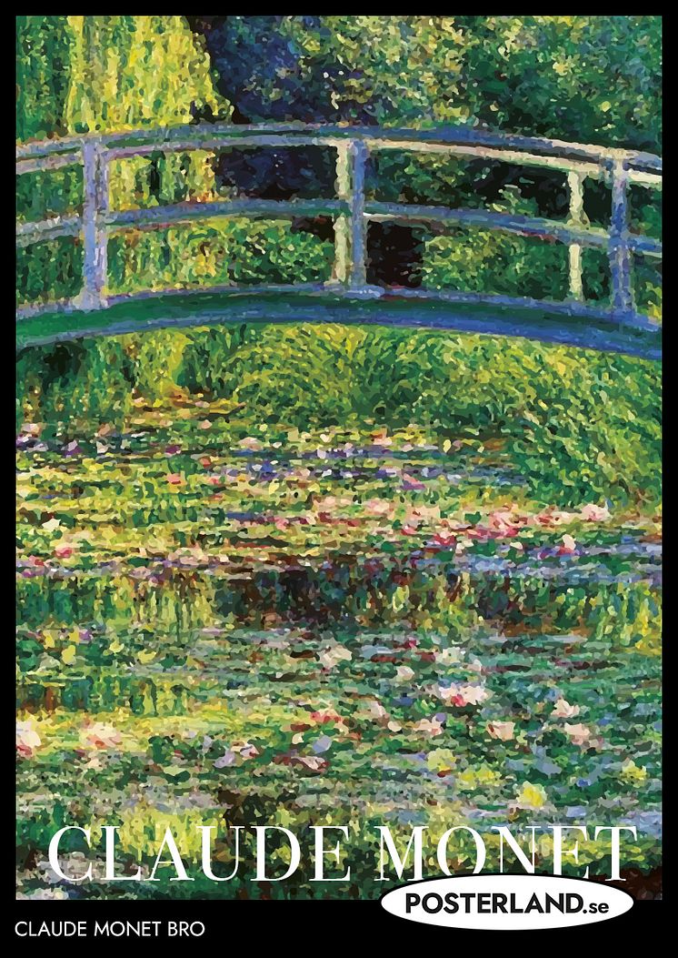 Claude Monet Bro över Näckrosdamm