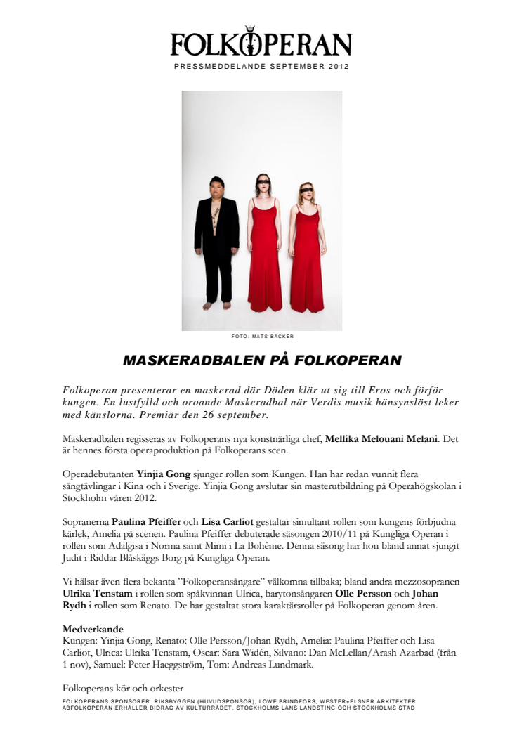 Maskeradbalen på Folkoperan