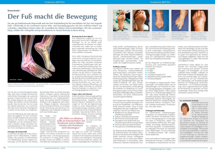 Biomechanik: Der Fuß macht die Bewegung