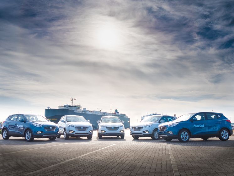 Nye rekorder for Hyundais hydrogenelektriske biler