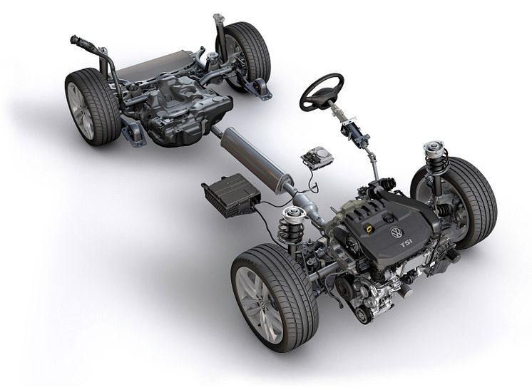 Volkswagen Golf 8 mild-hybrid-system