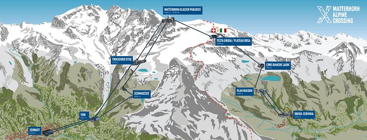 Matterhorn Alpine Crossing_Strecke