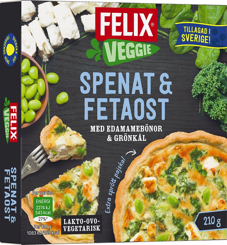 Felix Veggie Spenat Fetaost