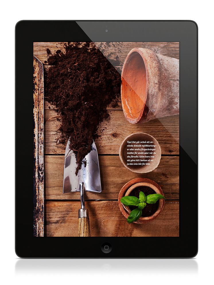 Blomsterlandet Ipad-magasin
