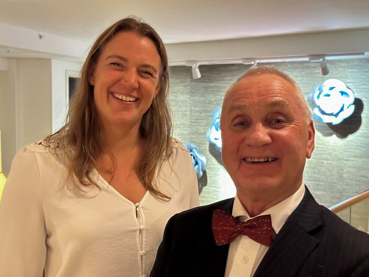 Caroline Hagen Kjos og Erik Berg