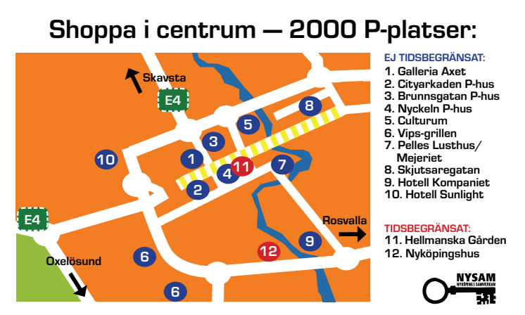 Parkeringskarta centrum