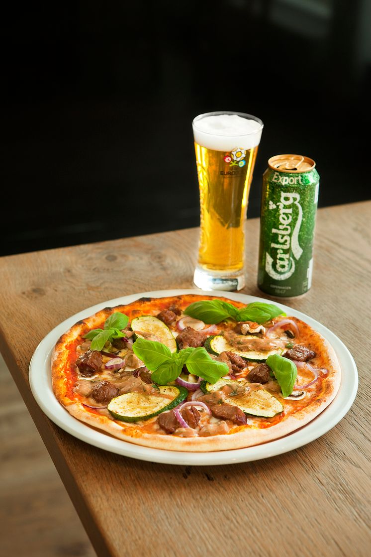 Carlsberg och EM-pizzan