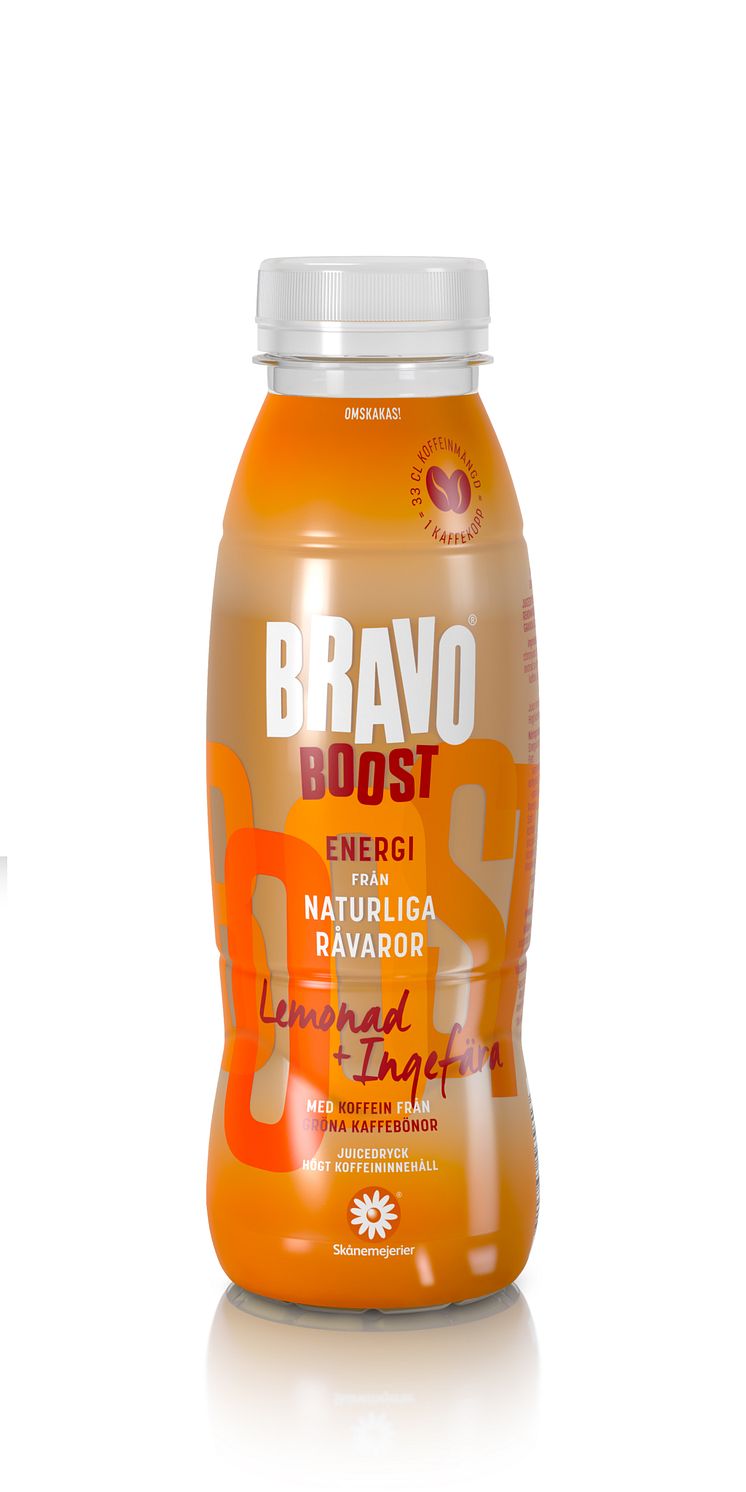Bravo Boost 33 cl – Lemonad/Ingefära