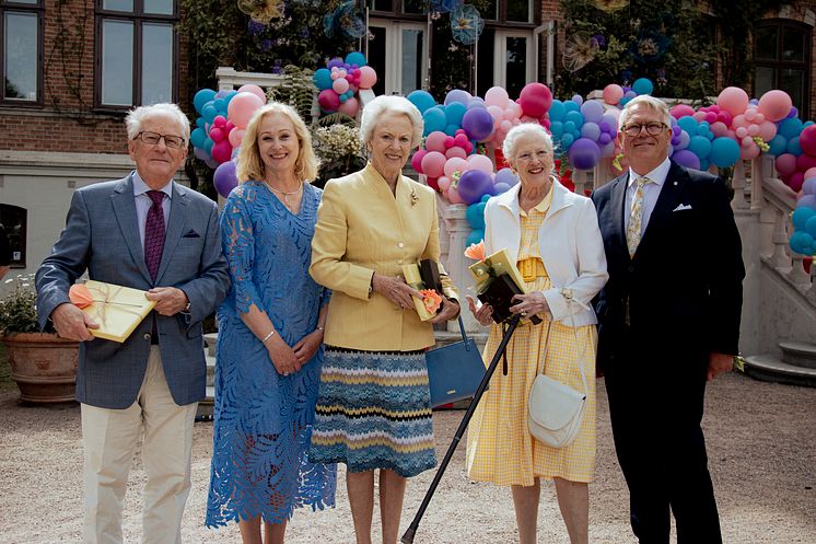 HM drottning Margrethe och HKH prinsessan Benedikte på Sofiero 2024