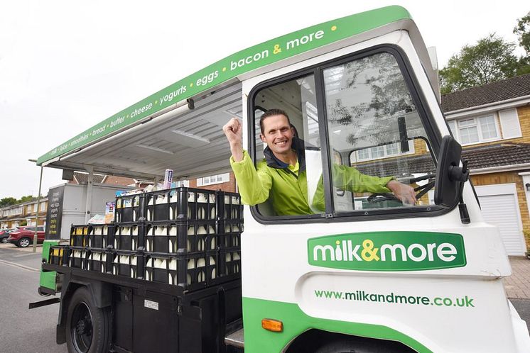 Camberley milkman Darren Barnes