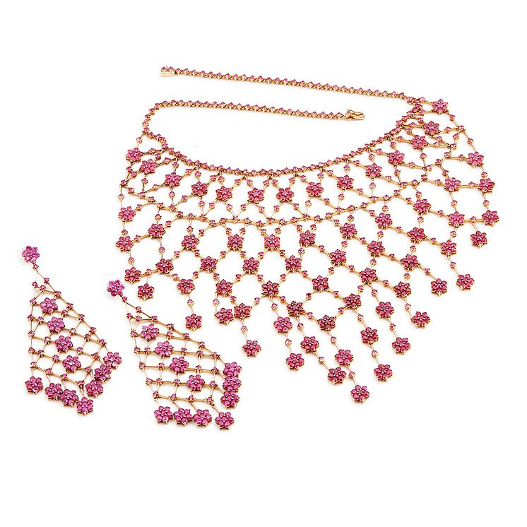 "La Nina" ruby jewellery set