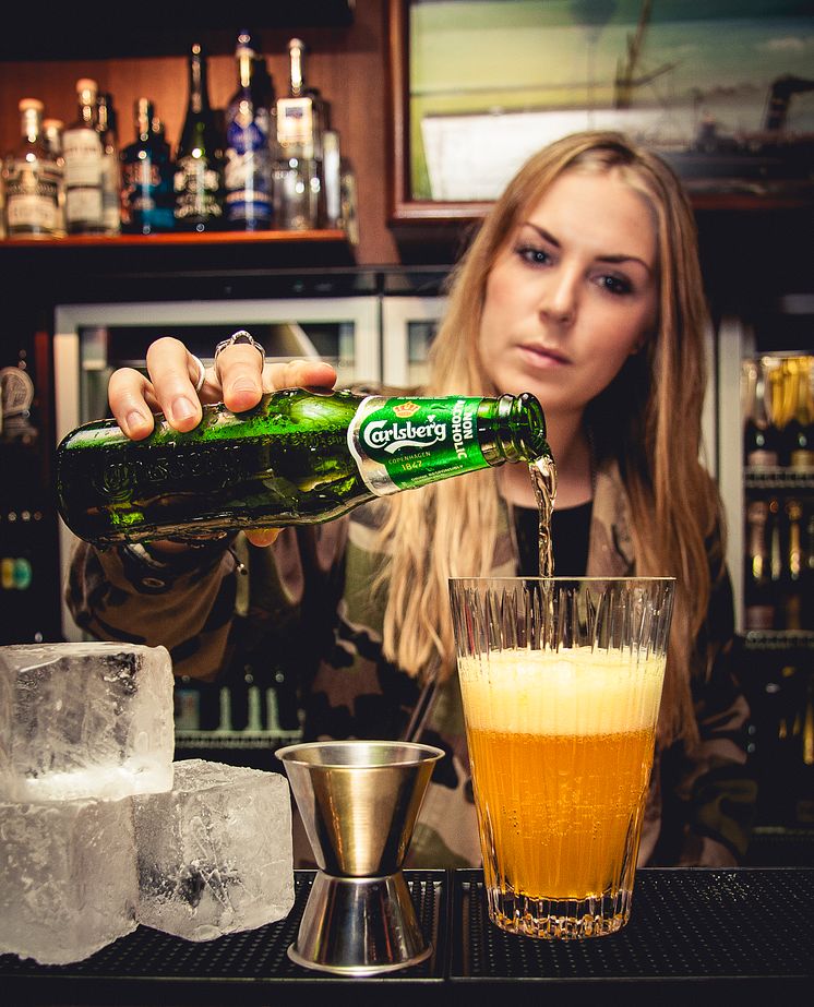 Årets bartender Madeleine Rapp Foto Carlsberg Sverige