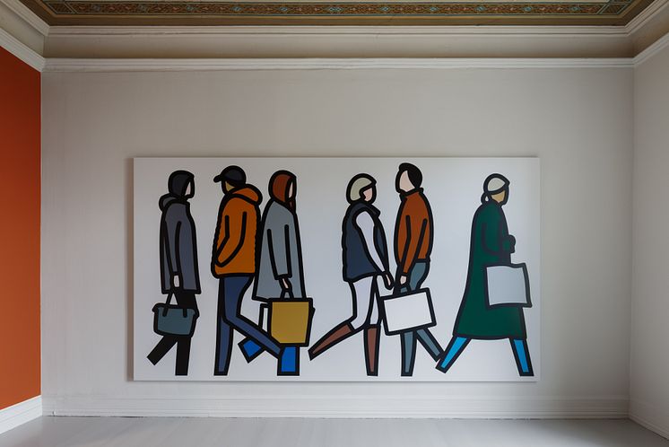 Julian Opie. Walking in Knokke 6. Foto_Eivind Lauritzen