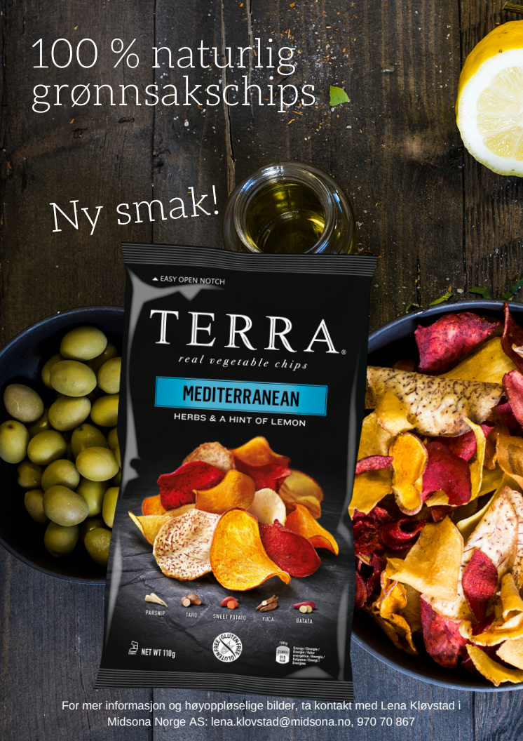 Terra Chips - 100% naturlige grønnsakschips