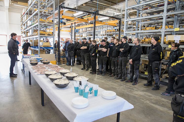 Invigning av Engcons nya fabrik i Strömsund. 
