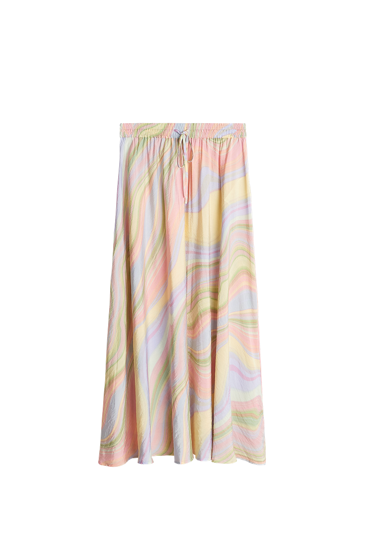 Lollo skirt - Pastel wave aop