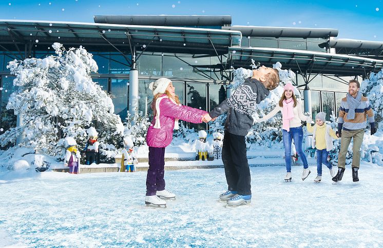 Eis-Action beim Winterzauber im PLAYMOBIL-FunPark