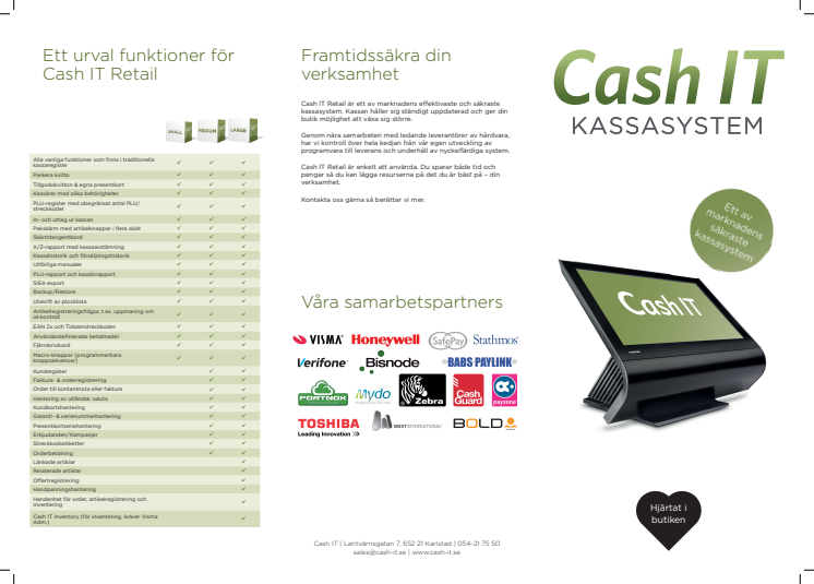 Kassasystem från Cash IT Retail