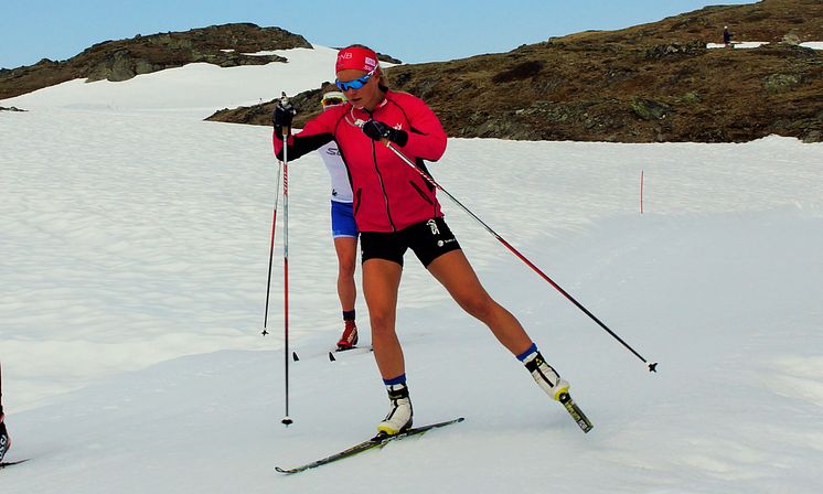 Kaia Wøien Nicolaisen på Sognefjellet