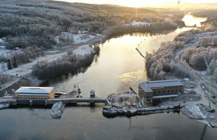 Kraftverket Forshuvud i Dalälven