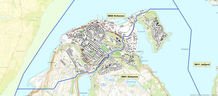 9900  Kirkenes - postnummerinndeling