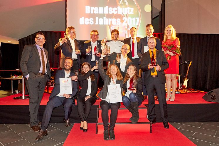 Preisverleihung 'Brandschutz des Jahres' 2017 - Die Gewinner