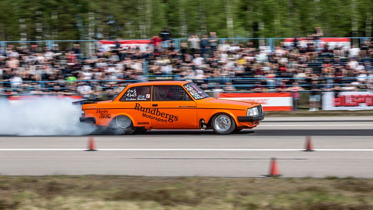 Det blir dragracekörningar på 201 meter utan tidtagning på Bilsport Action Day