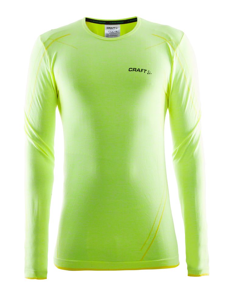 Active Comfort round neck long sleeve för herr i färgen flumino (ca pris 350 kr)