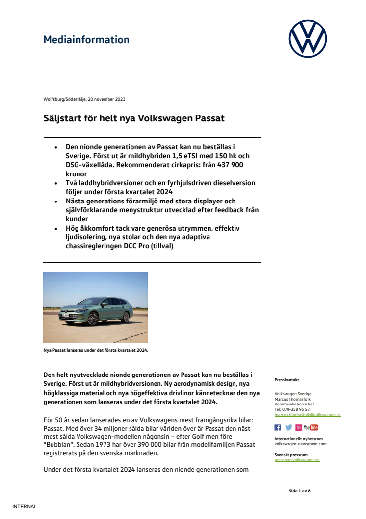 231120_Säljstart_nya_Passat.pdf