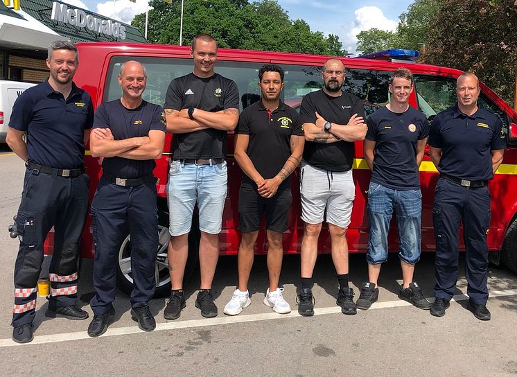 Brandmän från NÖ Skåne till Mönsterås