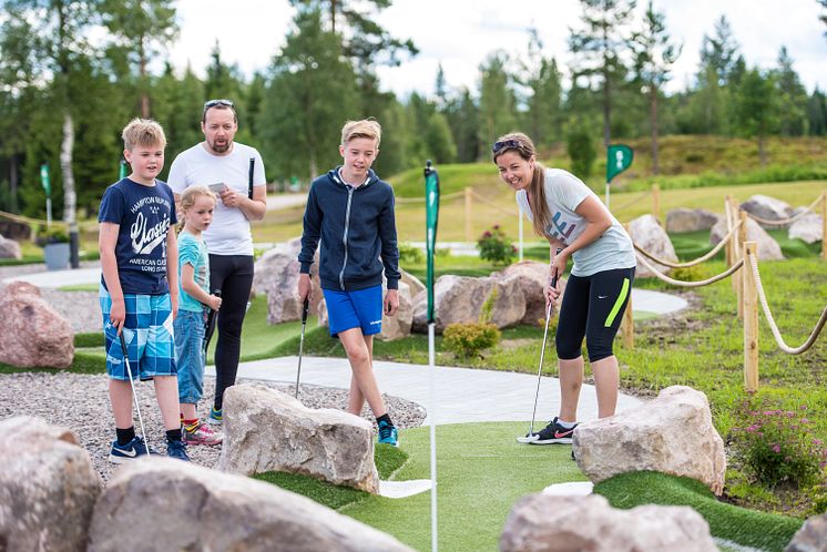 Minigolf er gøy