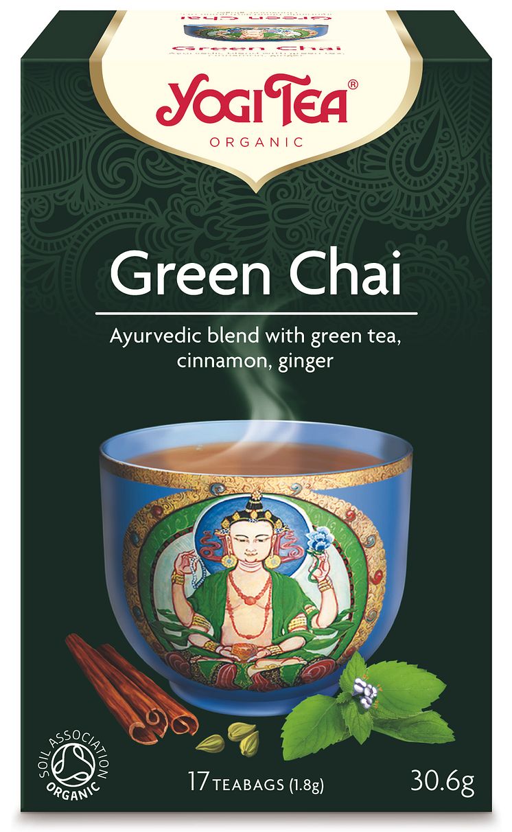 Yogi Tea Green Chai poser økologisk