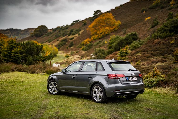 A3 Sportback er med sit sportslige og elegante udtryk en bil, der opfylder de flestes behov