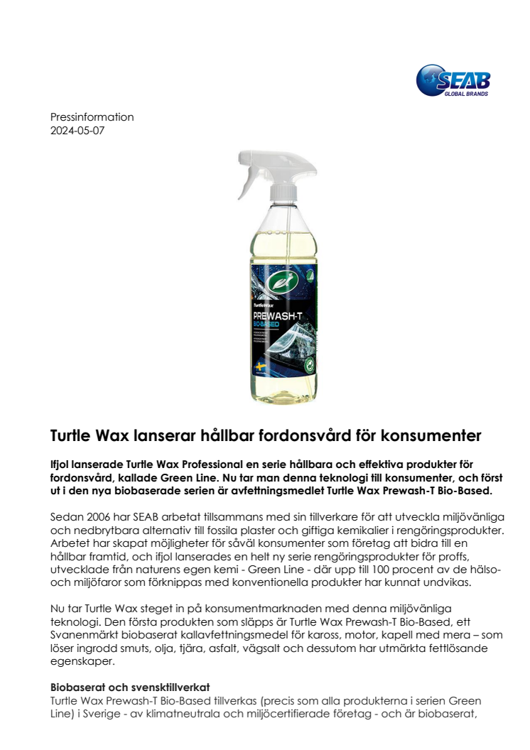 Turtle Wax lanserar hållbar fordonsvård för konsumenter.pdf