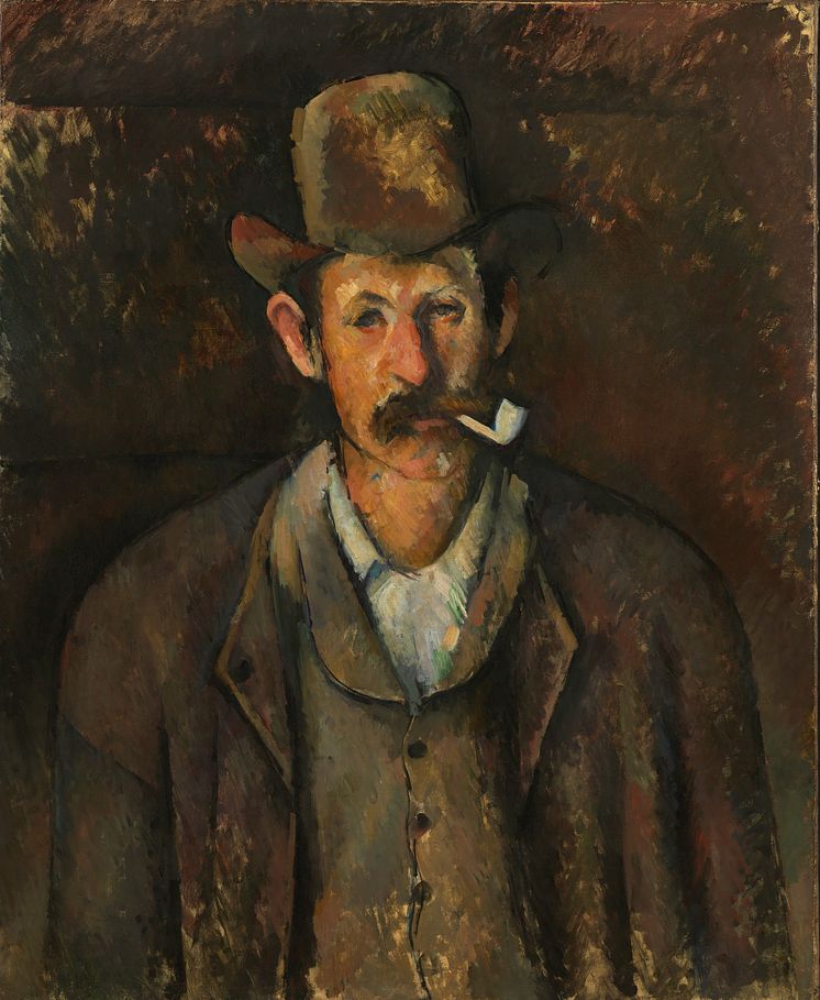Paul Cézanne: Mann med pipe / Man with a Pipe (circa 1892-96), The Samuel Courtauld Trust, The Courtauld Gallery, London