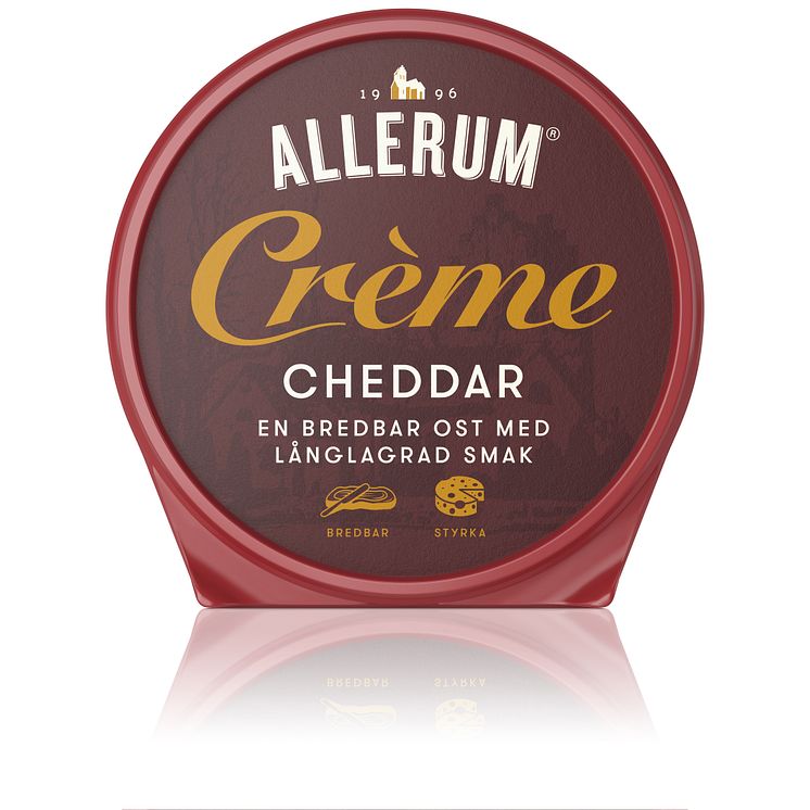 Allerum Creme Cheddar - En bredbar ost med långlagrad smak