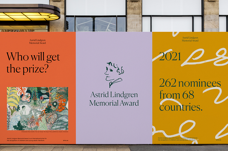 Pressbilder Visuell identitet för Astrid Lindgren Memorial Award