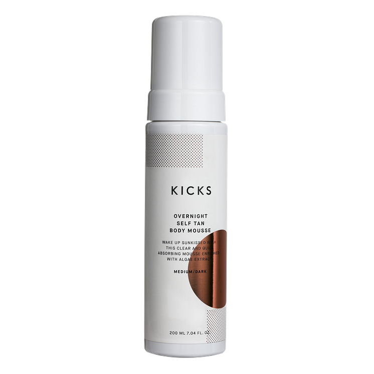 KICKS Overnight Self Tan Body Mousse MediumDark