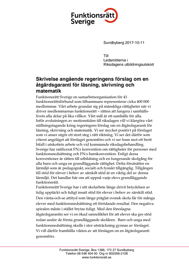 Avgörande skolförslag riskerar nedröstning – stöd förslaget om åtgärdsgaranti för läsning, skrivning och matematik