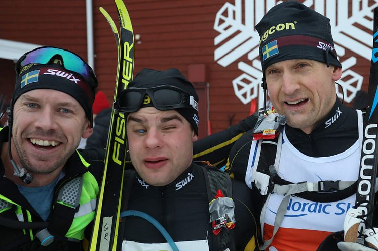Emil Jönsson, Zebastian Modin og Jerry Ahrlin