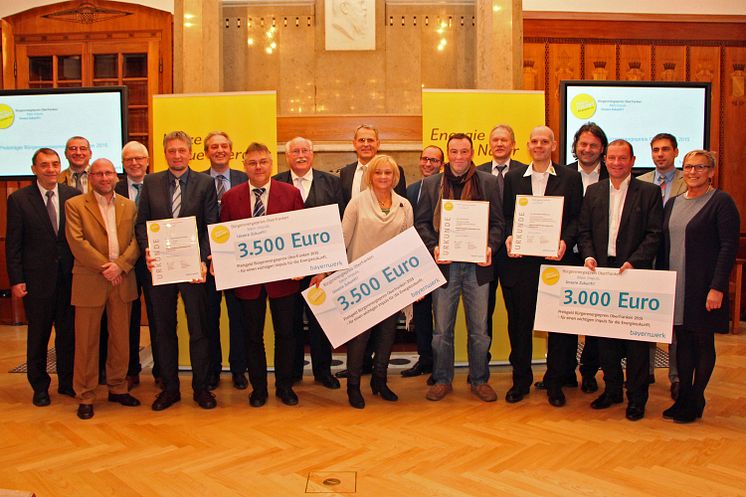 Bürgerenergiepreis Oberfranken 2015 verliehen