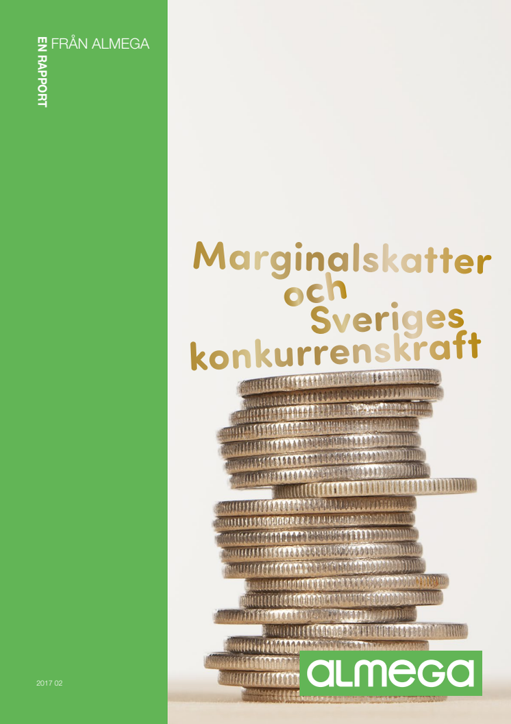 Rapport: Marginalskatter och Sveriges konkurrens